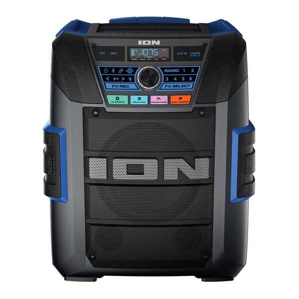 Ion Explorer XL Portable Bluetooth All-Weather Speaker W/ Microphone, Stereo-Link & 5-Speaker Sound - IPA150X