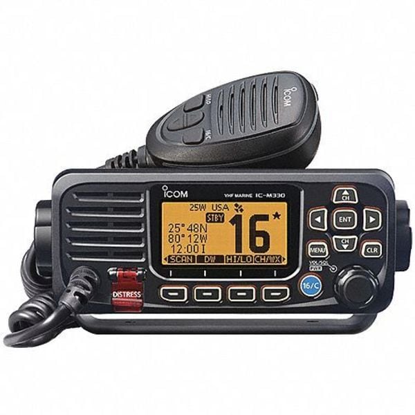 Icom Mobile Two Way Radio, VHF Band, Black - M330G BLACK