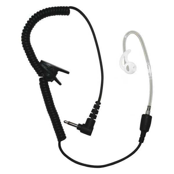 Earphone Connection Short Tube Listen Only Earpiece, Black - EP1089SCST