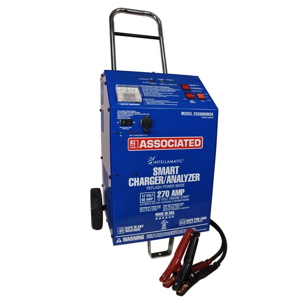 Associated Intellamatic 270A Boost 15A Memory Saver Battery Charger/Anal, 12V 60A,  - ASOESS6008MSK