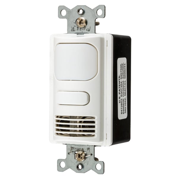 Sensor de ocupación/vacancia Hubbell Wiring Device-Kellems, DT, 1000 pies cuadrados, blanco - AD2000W1