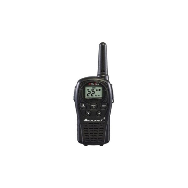 Midland Radio Two Way Radios, LCD, Black, 462 MHz - LXT500VP3