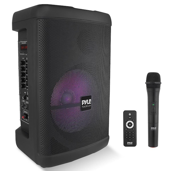 Pyle 12’’ Wireless Portable PA Speaker - Portable PA & Karaoke Party Audio Speaker with Built-in Recharge - PPHP1274B