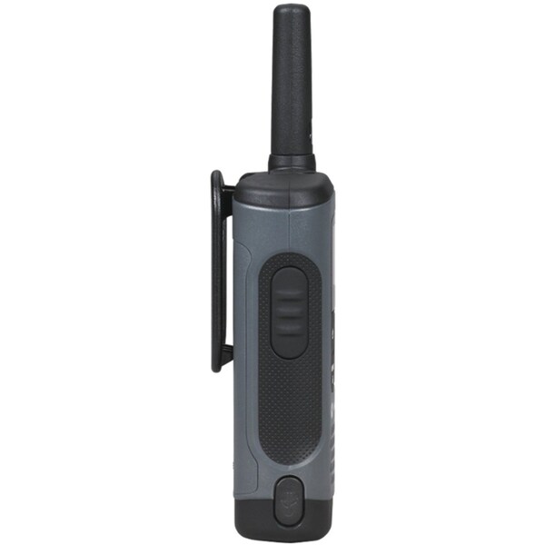 Motorola Two Way Radio, Gray, NiMh or Alkaline, PK3 - T200TP