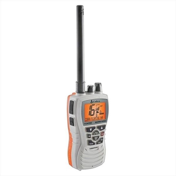 Cobra Cobra 737826037186 6 Watt Floating Vhf Radio - White - PV1683966
