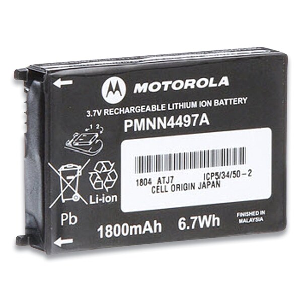 Motorola Li-Ion Battery for CLS Series Radios, 3.7 V, 1800 mAh - PMNN4497