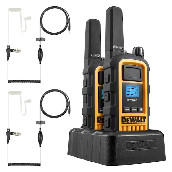 Dewalt 2W FRS Radio with Headsets - 1DXFRS800-SV1