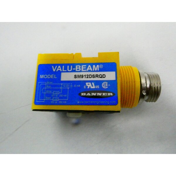 Banner VALU-BEAM 10-30V-DC SENSOR FOTOELÉCTRICO - SM912DSRQD