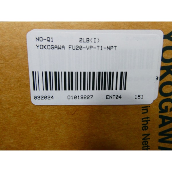 Sensor de PH Y ORP de Yokogawa - FU20-VP-T1-NPT