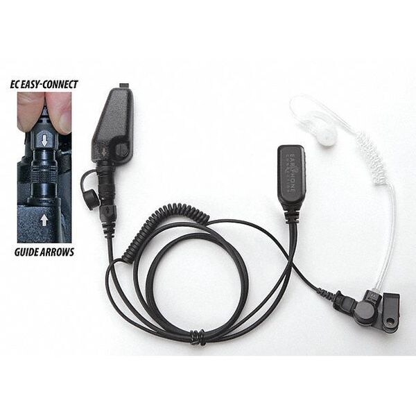 Earphone Connection Lapel Microphone, No. of Wires 1, Black - EP1311EC
