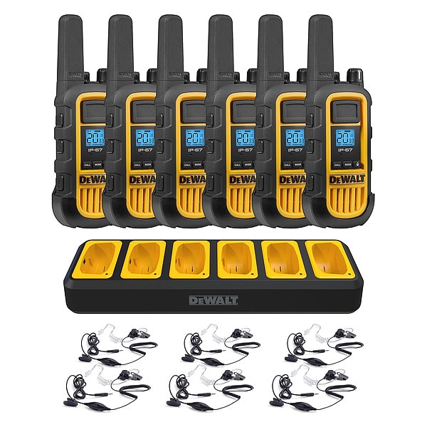 Dewalt MFR#:DXFRS800-BCH6-SV1, Radios:6 - DXFRS800BCH6-SV1