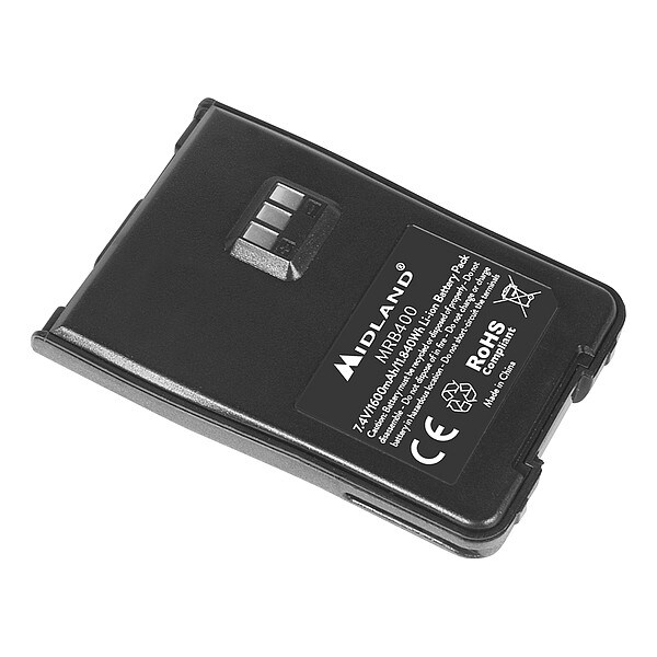 Midland Radio SKU#:807T36, MFR#:MRB400,1600mAh - MRB400