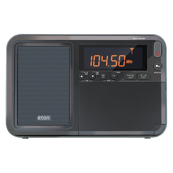 Eton Mini Shortwave Radio, Digital, 3-1/2" H - NELITETRAVELER