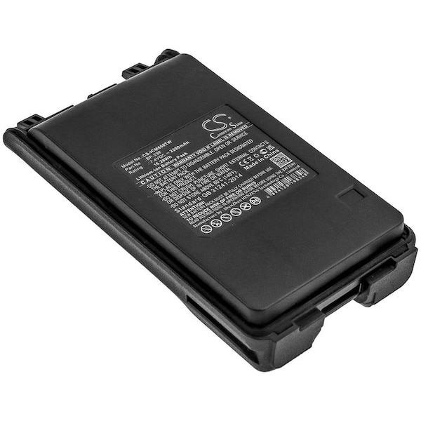 Bsc Preferred Icom IC-F30 IC-T70A IC-T70E IC-V80 IC-V86 Two Way Radio Replacement Battery - CS-ICM860TW