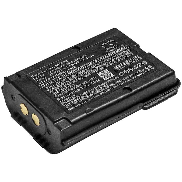 Bsc Preferred Icom IC-M71 IC-M72 IC-M73 IC-M73 Euro IC-M73 Plus Two Way Radio Replacement Battery - CS-ICM710TW
