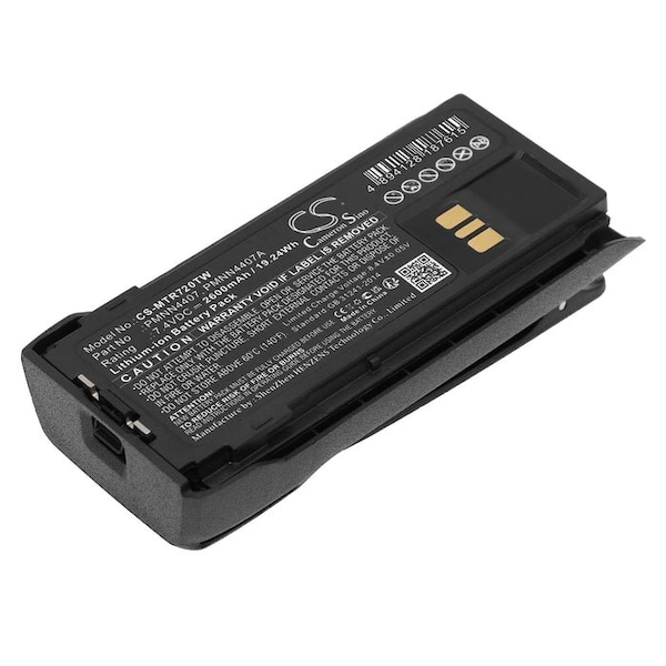Bsc Preferred Motorola R7 R7A 2600mAh Two Way Radio Replacement Battery - CS-MTR720TW