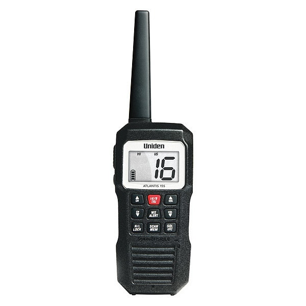 Uniden Portable Two Way Radio, Marine, Digital - ATLANTIS 155