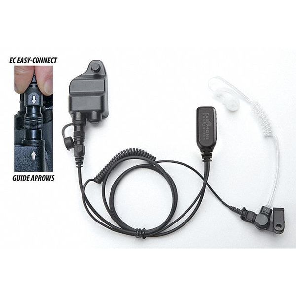 Earphone Connection Lapel Microphone, No. of Wires 1, Black - EP1328EC