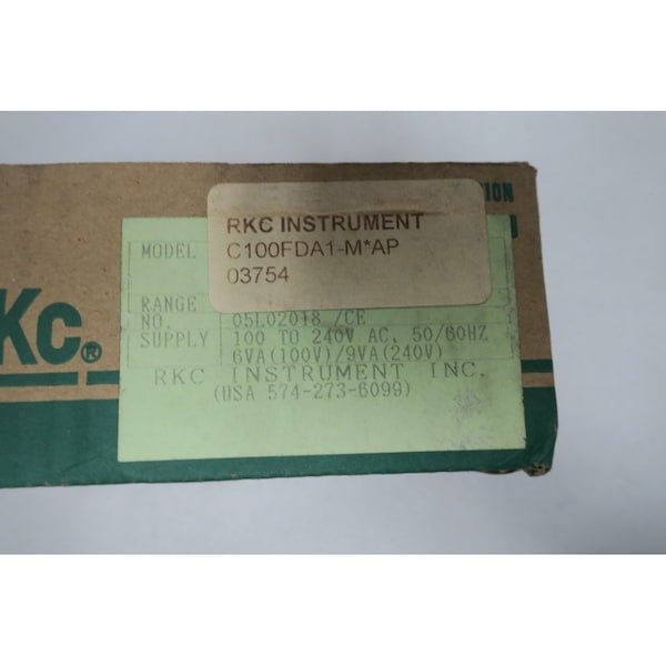 Carcasa del controlador de temperatura Rkc 100-240VCA con partes y accesorios RTD y termopar - C100FDA1-M*AP
