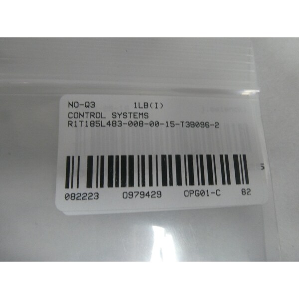 Sistemas de control 8IN 1/4IN RTD - R1T185L483-008-00-15-T3B096-2