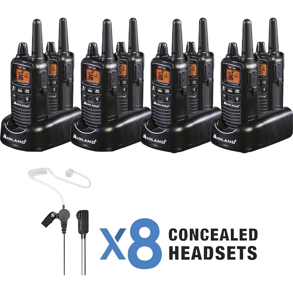 Midland Radio Business Radio Bundle, PK8 - LXT600BBX4
