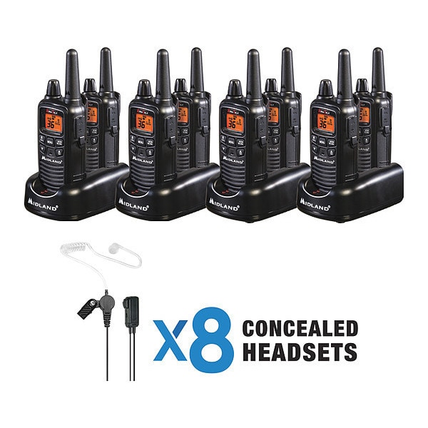 Midland Radio Business Radio Bundle, PK8 - LXT600BBX4