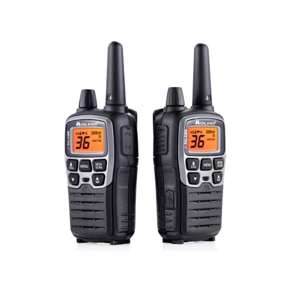 Midland Radio Portable Two Way Radio, 1.5W, 38 mi. - T77VP5