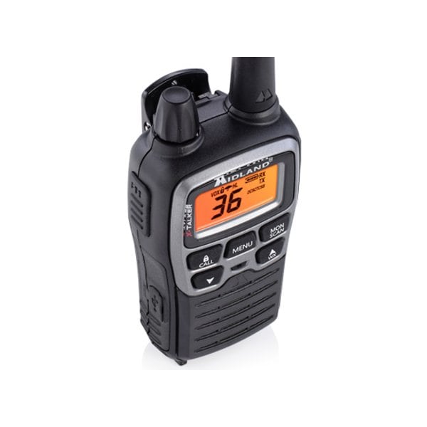 Midland Radio Portable Two Way Radio, 1.5W, 38 mi. - T77VP5
