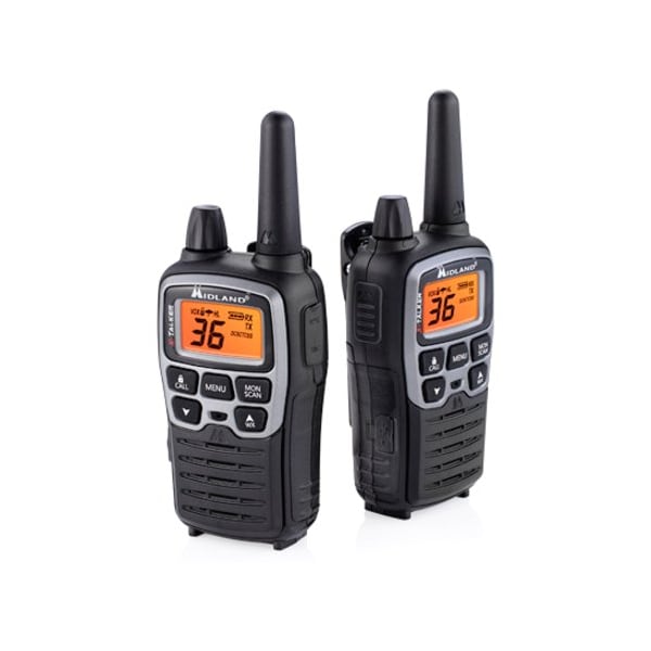 Midland Radio Portable Two Way Radio, 1.5W, 38 mi. - T77VP5