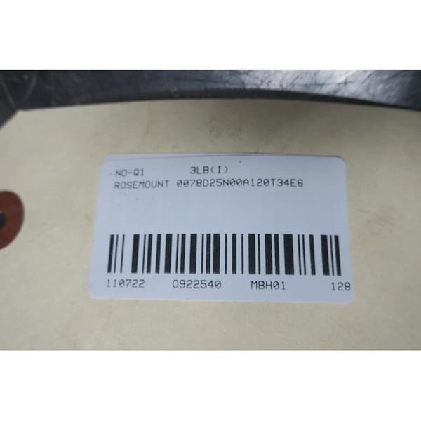 Detector de temperatura de resistencia Rosemount 12 pulgadas 34 pulgadas RTD - 0078D25N00A120T34E6