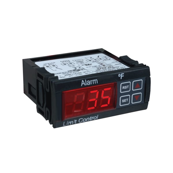 Control de límite de termopar de Dwyer Instruments, entrada tipo J/K/S, 12 VCA/VCC, °F - TSF-4030