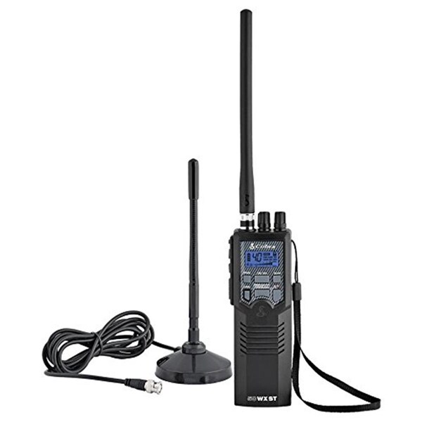 Cobra HHRT50 2-Way Handheld CB Radio with Magnet Mount Antenna, Black - C98-HHRT50