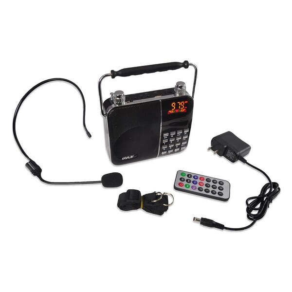 Pyle Portable Karaoke Radio & Pa Speaker Sys, PWMA63 - PWMA63