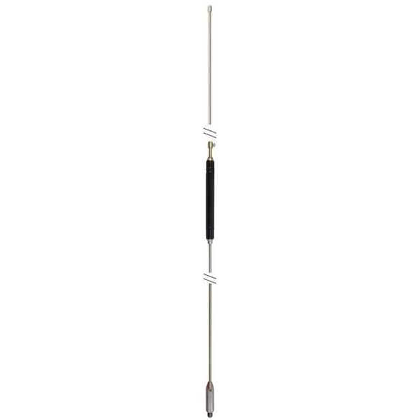 Hustler Hustler HQ27MAGNUM 55 in. Heavy Duty Center Load Stainless Steel CB Antenna - HQ27MAGNUM