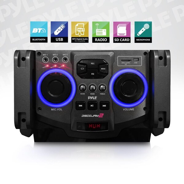 Pyle Pa Loudspeaker Karaoke System Bt, PSUFM1235BT - PSUFM1235BT