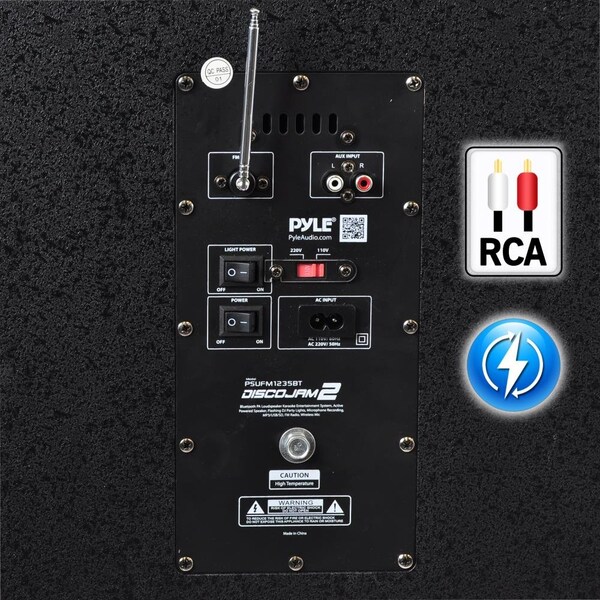 Pyle Pa Loudspeaker Karaoke System Bt, PSUFM1235BT - PSUFM1235BT
