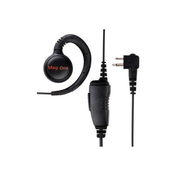 Motorola Motorola Mag One Swivel Earpiece With In-Line Microphone and PTT for BPR40 and CP185 Portable Radios - PMLN5807