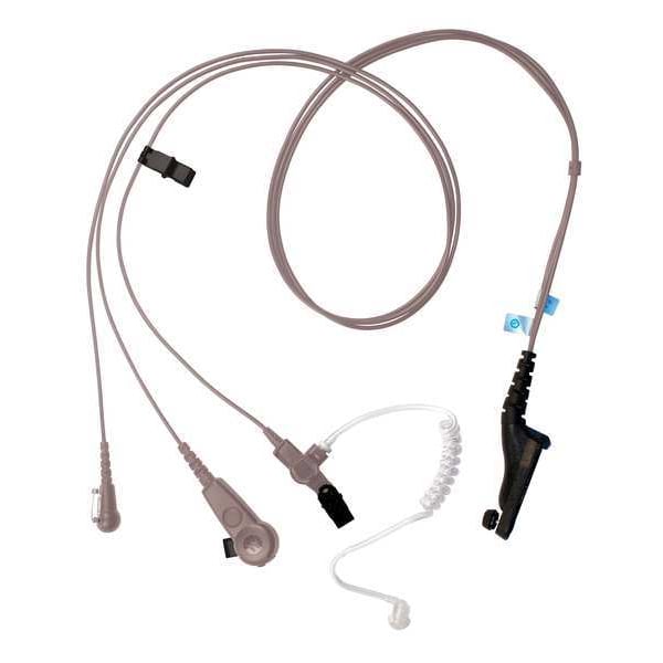 Motorola Earpiece, Surveillance Kit, 6-51/64 in. L - PMLN6124A