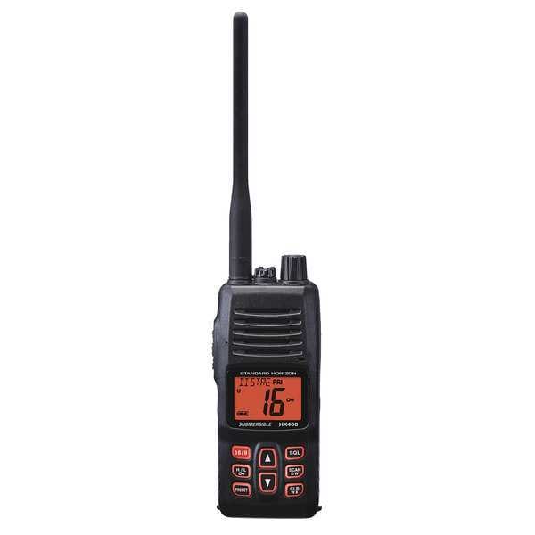 Standard Horizon Marine Two Way Radio, VHF, 5 Watts, LI-Ion - HX400IS