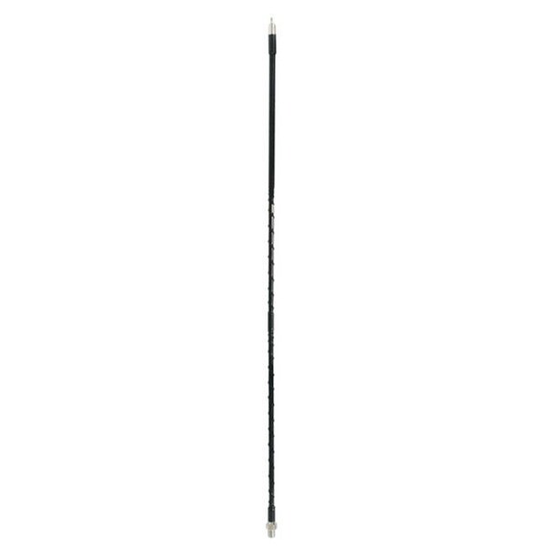 Accessories Unlimited Accessories Unlimited AUFLEX3-B 0.38 x 24 in. 3 ft. Superflex CB Antenna with Tunable Tip; Black - AUFLEX3-B