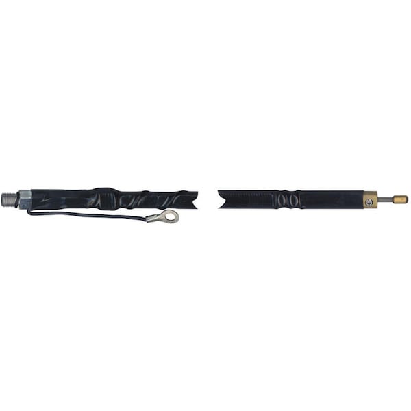 Virtual 4 Foot Tunable Tip Fiberglass Whip Antenna Black - VI2825692