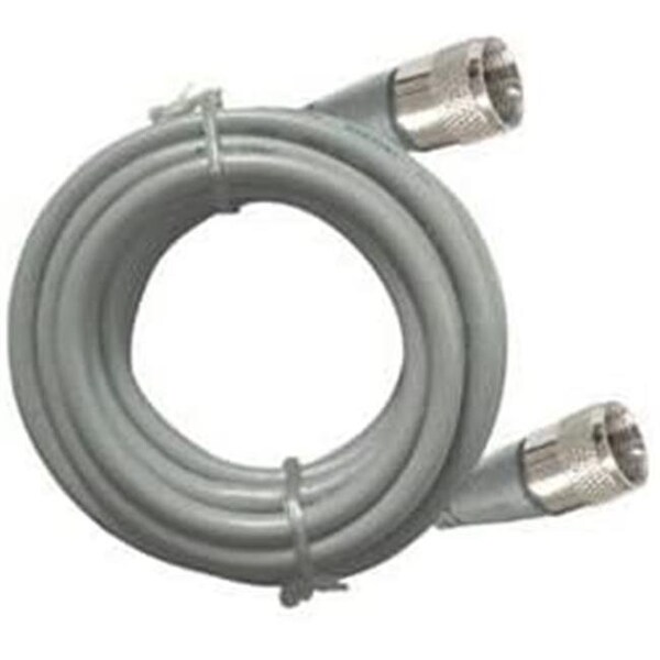 Bandit Workman Bandit Workman 8X-3-PL-PL Rg8X Plug to Plug 3 ft. Coaxial Cable for CB Radios - 8X-3-PL-PL