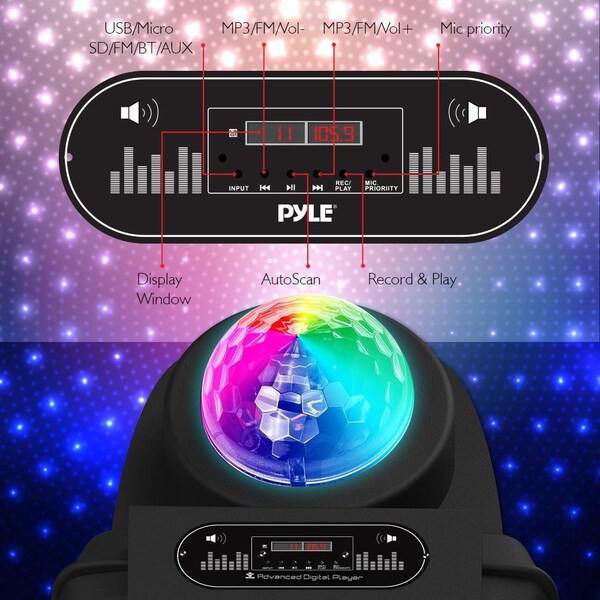 Pyle Rechargeable Speaker - PSUFM1280B