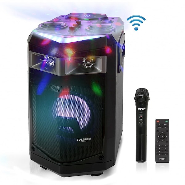 Pyle Portable Bt Karaoke Dj Mixing Speaker, PWMKRDJ84BT - PWMKRDJ84BT
