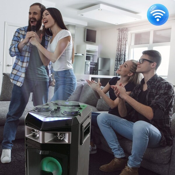 Pyle Portable Bt Karaoke Dj Mixing Speaker, PWMKRDJ84BT - PWMKRDJ84BT