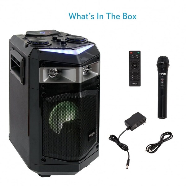 Pyle Portable Bt Karaoke Dj Mixing Speaker, PWMKRDJ84BT - PWMKRDJ84BT