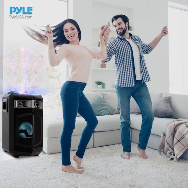 Pyle Portable Bt Karaoke Dj Mixing Speaker, PWMKRDJ84BT - PWMKRDJ84BT