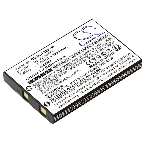 Bsc Preferred Baofeng BF-T6 UV3R UV-3R Two Way Radio Replacement Battery - CS-BAF300TW.2