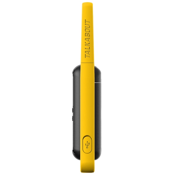 Motorola Solutions Extreme Two-Way Radio Black W/Yellow Rechargeable Two Pack - T475