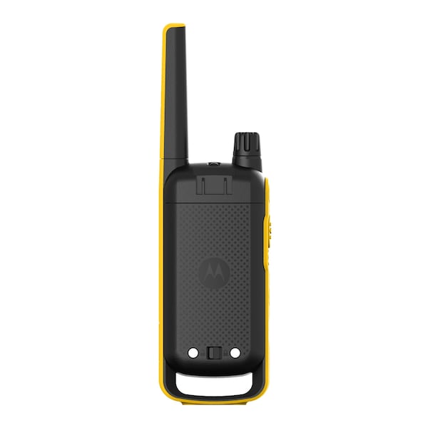 Motorola Solutions Extreme Two-Way Radio Black W/Yellow Rechargeable Two Pack - T475